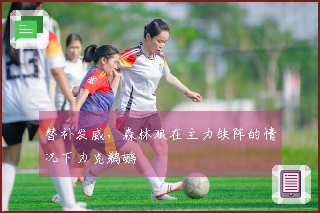 替补发威，森林狼在主力缺阵的情况下力克鹈鹕